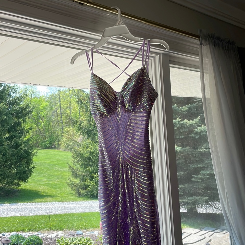 Purple prom dress B.darlin form macys